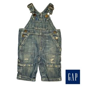 NWOT (0-3 mos) GAP Distressed Overalls